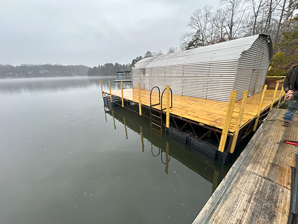 boat dock upgrade