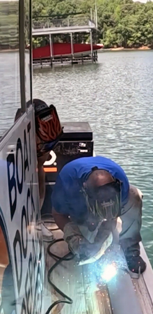 boat dock welder lake lanier ga